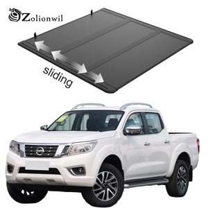 Couverture de benne rigide pliable à trois volets Zolionwil pour <span class=keywords><strong>Nissan</strong></span> <span class=keywords><strong>Navara</strong></span> NP300 D23 D40 Titan XD Frontier - Product Image 1