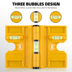 Niveau magnétique de haute précision 270. Niveau de poteau pliable réglable, niveau d'angle pour tuyau, 3 bulles, boucle élastique pour un travail mains libres - Product Image 5