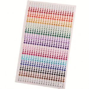 Multi-Color Face Jewels Stickers | 3D Rhinestone Decals for Face Decor Nail Art & DIY Craft Projects Crystal Sticker - Product Image 2