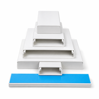 Goulotte de câblage mini en PVC pour systèmes de contrôle d'accès, lecteurs de porte et câblage d'interphone