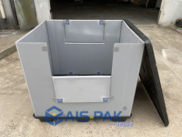 Conteneur en plastique de palette d'outil de manipulation matérielle pour la logistique de stockage d'entrepôt