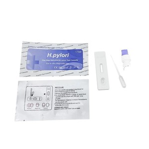 ชุดทดสอบเอช.ไพโลริแบบเร็วสำหรับการวินิจฉัยในห้องปฏิบัติการ ได้รับการรับรองมาตรฐาน CE 1 ชุดทดสอบ - Product Image 5