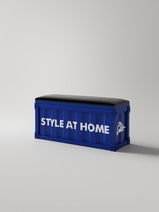 Tabouret de changement de chaussures en fer forgé de style café banc <span class=keywords><strong>casier</strong></span> à thé au lait de gymnastique industrielle pour chaussures d'essai de magasin - Product Image 3