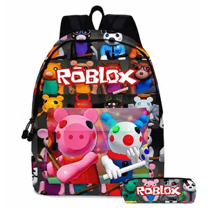 Fabrika sıcak satış 3D baskı karikatür iki takım İpli çanta öğrenci anime sırt çantası erkek schoolbag kalem çantası iki set