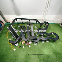 Anpassbare Mini-Pinball-Bahn Pinball-Labyrinth Rallye DIY Individualisierbare Fubeca-Schale Billard Rollende Murmel-Rennspiel
