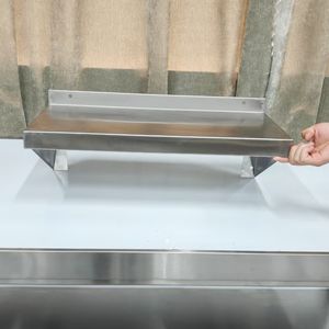 VICTORY <b>KITCHEN</b> Heavy-duty commercial <b>Stainless</b> <b>Steel</b> Wall <b>Shelf</b> catering equipment SS Rack for Lab & Restaurant Supplies - Product Image 2