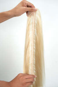 Extensions de cheveux brésiliens XO de haute qualité, trame invisible, double trame papillon, couleur personnalisée, cheveux vierges 12A sélectionnés à la main - Product Image 5