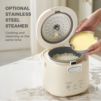 Mini cuiseur à riz intelligent portable de 1,2 L, petit format, multicuiseur, pot de cuisson personnel