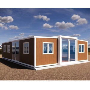 Best Price Double Wing Folding Expansion Container House Three Rooms One Living Room Livable Movable Quick Assembly <b>Box</b> - Product Image 3