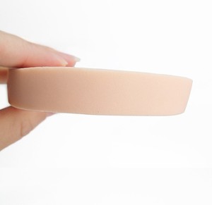 2024 nhãn hiệu riêng siêu mềm vòng Facial trang điểm miếng bọt biển Latex miễn phí phẳng miếng bọt biển cho tăng cường cái nhìn của bạn - Product Image 4