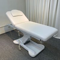 Table de massage électrique moderne, portable, réglable et pliable en cuir PU et éponge haute densité pour salon et spa (vente en gros)