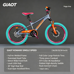 Bicicleta de Montaña GIAOT de Una Velocidad y Multivelocidad para Niños, de 18-26 Pulgadas, Colorida, para Niños y Niñas, para Paseos al Aire Libre - Product Image 2
