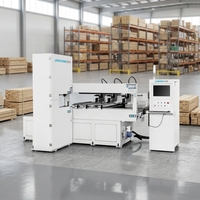 Scie à ruban à tête pivotante CNC robuste de 2500 mm JR-2514, machine à bois pour grands cadres de canapé