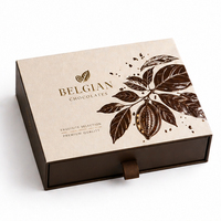Caja de Embalaje Personalizada para Chocolate, Caja de Embalaje Impresa de Grado Alimenticio con Inserto, Caja de Envío de Cartón de Lujo para Regalo
