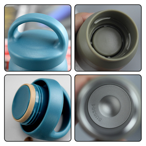 350ml 500ml Poudre Enduit Double Paroi En Acier Inoxydable Gobelet Extérieur Enfants Étudiant Sous Vide Thermique Bouteilles <span class=keywords><strong>D</strong></span>'<span class=keywords><strong>eau</strong></span> Flacon - Product Image 3