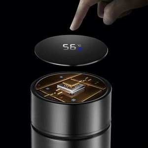 Ww59 Custom Logo 500Ml <b>Thermos</b> Cup Flask Led Temperature Display Stainless Steel Smart Water <b>Bottle</b> With Filter Infuser - Product Image 3