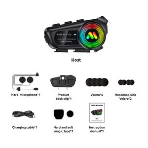 Auriculares Bluetooth Especializados para Motociclismo, con <span class=keywords><strong>Intercomunicador</strong></span>, Impermeables y con Reducción de Ruido, Auriculares Bluetooth para Casco de Motocicleta - Product Image 5