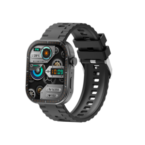 Montre connectée de suivi d'activité avec moniteur de santé 24h/24, plus de 100 cadrans en ligne, compatible Android et iOS, nouvelle batterie 1000 mAh, étanche IP68 - Product Image 1