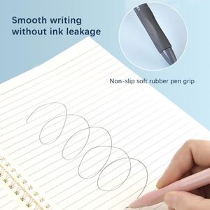 Quick-drying Click Gel <b>Pen</b> Student Test <b>Pen</b> Smooth Writing Water-Resistant Signature <b>Pen</b> 0.5 <b>Refillable</b> Black Office School Use - Product Image 4