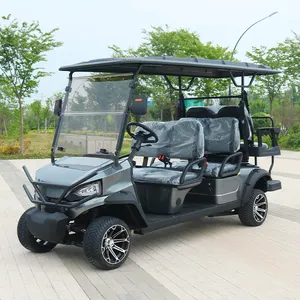 Ucuz çin yapımı elektrikli kulüp araba 7.5kw Off-road klasik elektrikli Golf arabası 72v lityum pil ile