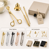Accessoires de mèches de bougies rondes modernes personnalisées avec options OEM/ODM pour la fragrance d'intérieur et les cadeaux de détail