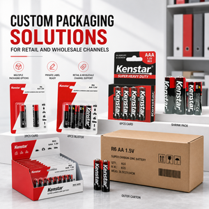 <span class=keywords><strong>Batterie</strong></span> al Carbonio-Zinco AA <span class=keywords><strong>AAA</strong></span> 1.5V R6 <span class=keywords><strong>R03</strong></span>, <span class=keywords><strong>Batterie</strong></span> Primarie per Uso Intensivo, Fornitura all'Ingrosso Stabile con Certificazione CE - Product Image 6