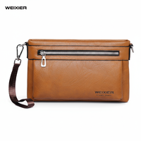 Bolso Bandolera de Hombre de Cuero PU, Impermeable, Casual y Moderno