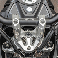 XXUN Kit braket klem peninggi setang sepeda motor, adaptor ekstensi tinggi untuk BMW R1300GS 2024-2025