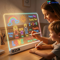 Table de Dessin LED à Succès avec Veilleuse Intégrée, Supports Intégrés, Base Stable, Charge Rapide, Lumière Colorée, Design Moderne pour Salon