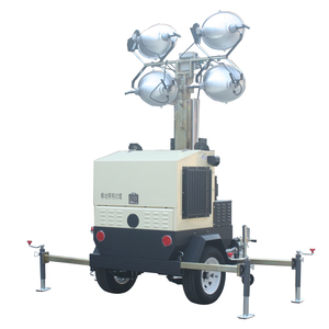 Kubota Máy phát điện diesel thiết lập với điện thoại di động tháp chiếu sáng LED kim loại halua đèn - Product Image 3