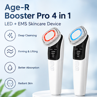 Appareil de raffermissement de la peau en acier inoxydable, machine de massage chaud, nettoyage ionique, vibration liftante pour le visage et les yeux, appareil de beauté