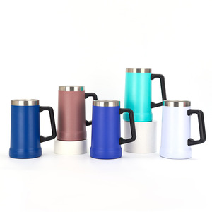 Stainless Steel Beer Mug 24oz Double Wall Vacuum Insulated Portable Outdoor Travel Cup For Men Women - Product Image 2