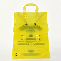 Bolsas de Compras de Plástico Reutilizables de Alta Calidad, Ecológicas, de LDPE, con Logotipo Personalizado, Base Reforzada y Asa Suave