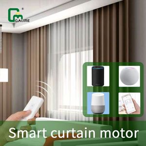 Mini Smart WiFi AC Motor Sistema de cortina automática Top Garden Popularidad Aplicación de control de voz <span class=keywords><strong>Bluetooth</strong></span> para oficina Cocina - Product Image 5