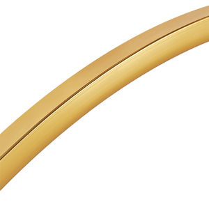 Lusso 90Cm 6 teste oro cerchio lampadario stand centrotavola grande cristallo matrimonio lampadario candele porta eventi per feste - Product Image 6