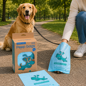 Bolsas para Desechos de Perros Recicladas GRS PCR de Fabricación Personalizada para Paseos Diarios y Viajes, Empaque Personalizado de Marca Privada - Product Image 5