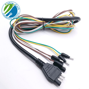 Cable de Control de Luces para RV de 4 Vías Personalizado, Cable de Alimentación SAE Tipo Bala, Cable de Remolque de 4 Núcleos, Aislamiento de PVC, Conductor de Cobre, Uso Automotriz - Product Image 2