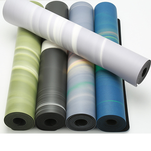 Tapis de Yoga PU Logo personnalisé 4.5mm d'épaisseur étanche respectueux de l'environnement Respect Nature maintenir l'écologie pour Pilates Yoga impression personnalisée - Product Image 3