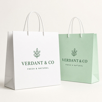 Sacs en carton blanc personnalisés, toutes tailles, impression de logo, service de conception gratuit, écologiques, promotionnels, avec poignées à cordon, vente en gros