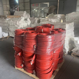 4 <strong>Inch</strong> Layflat Black Through-the-weave NBR Farm Agricultural <strong>Rubber</strong> <strong>Hose</strong> for Sludge Discharge - Product Image 5