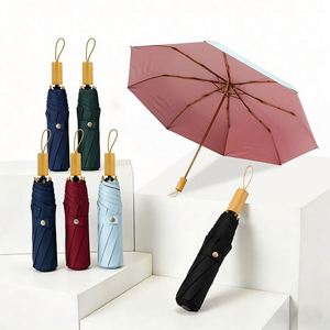 Best Selling Folding High Quality Automatic Gift Umbrella with logo Printing for the Rain - Product Image 4