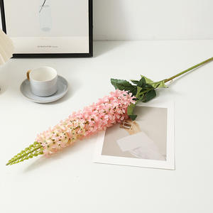 Flor Artificial de Delphinium de Tallo Único Hecha a Mano al por Mayor, Decoración para el Día de la Madre, Vestíbulo de <span class=keywords><strong>Hotel</strong></span>, Decoración Floral para el Hogar - Product Image 6