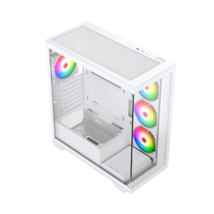 Vente chaude <span class=keywords><strong>Gamer</strong></span> Desk <span class=keywords><strong>PC</strong></span> Case ATX Computer Case Verre trempé Prend en charge les cartes mères branchées arrière Gaming Computer Cases Towers - Product Image 2