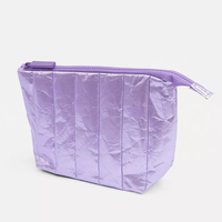 Trousse de maquillage personnalisée, sac à cosmétiques rempli de coton, grand étui à cosmétiques souple