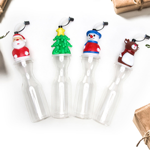Adorno Navideño 2022, Botella de Agua Reutilizable con Diseño de Papá Noel, Muñeco de Nieve y Duende, para Niños, 500 ml - Product Image 6