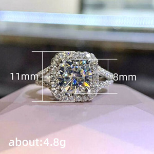 Anello Scintillante Color Topazio per Donne, Elegante Gioiello da Dito alla Moda - Product Image 5