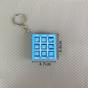 Giocattolo Educativo per Bambini, Scacchi XO in Plastica, Portachiavi Creativo Mini <span class=keywords><strong>Tic</strong></span> Tac Toe - Product Image 4