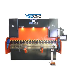 Prensa dobradeira hidráulica CNC de alta qualidade YSDCNC, dobradeira hidráulica de chapa metálica 3 metros 4 metros máquina dobradeira hidráulica