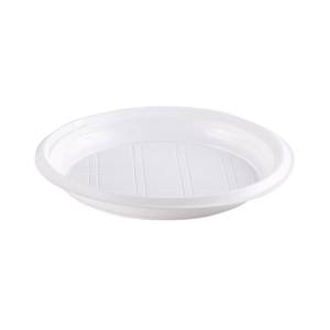 manufacturer customize high quality takeaway plates eco friendly round recyclable divided disposable plastic PP plates