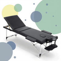 Table de Massage Électrique Réglable, Civière de Physiothérapie Automatique, Lit Thérapeutique, Lit de Salon de Beauté